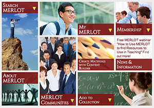 screen shot of www.MERLOT.org